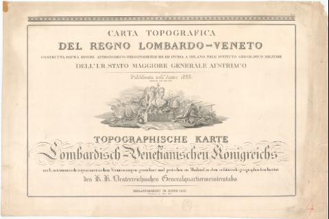 Carta Topografica del Regno Lombardo - Veneto... (1856)
