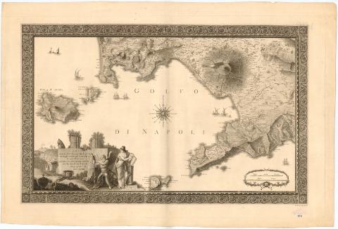Carta del Littorale di Napoli e de luoghi... (1794)