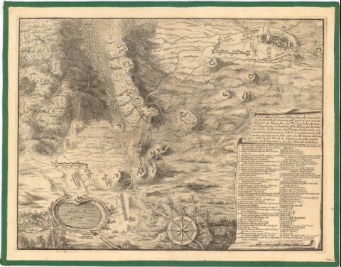 Carta Topografica de Vellentri fino alla Casa... (1744 ?)