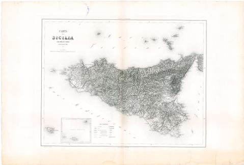 Carta della Sicilia  : Alla scale di 1:500.000,... (1885)