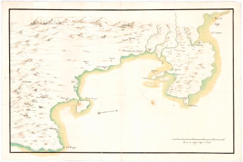 Carta de los contornos de Solanzo y plano de... (1718 ?)