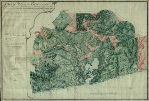Plano de la Bahía de Guantanamo y sus... (1797)